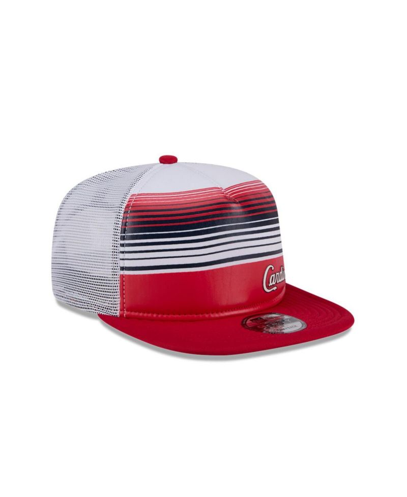 Men's Red St. Louis Cardinals Team Horizon 9FIFTY A-Frame Trucker Snapback Hat