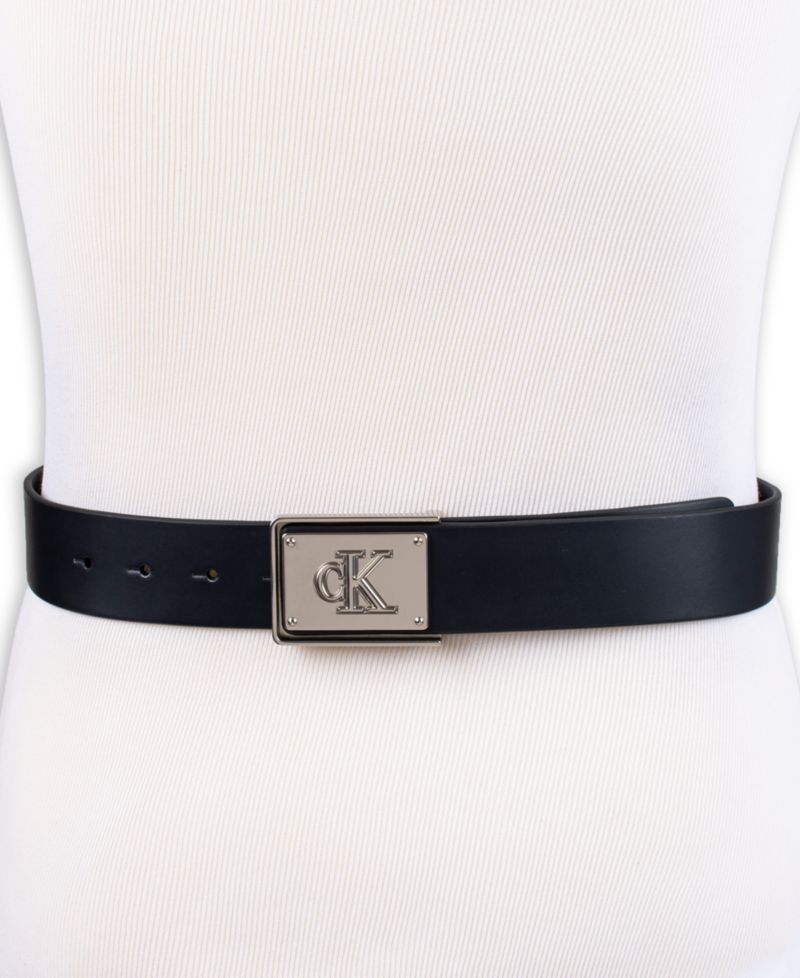 38MM Men's CK Plate Plaque Belt