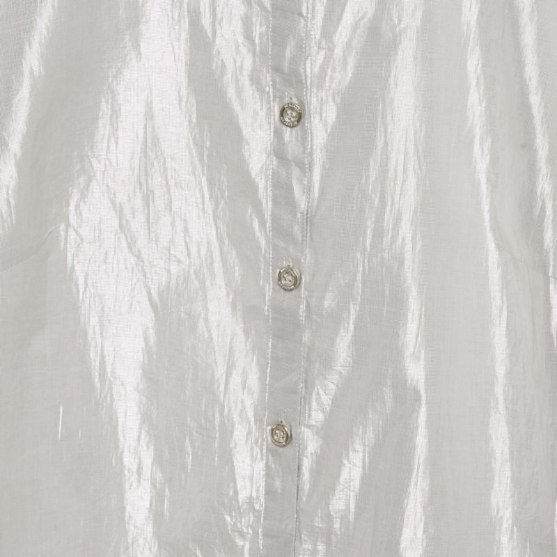 Women's London Lam&eacute Button Front Shirt