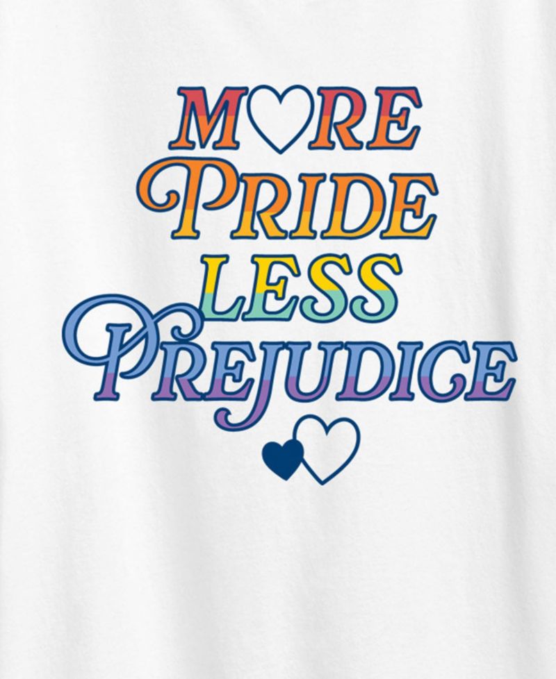 Plus Size Instant Message More Pride Less Prejudice Short-Sleeve Graphic T-Shirt