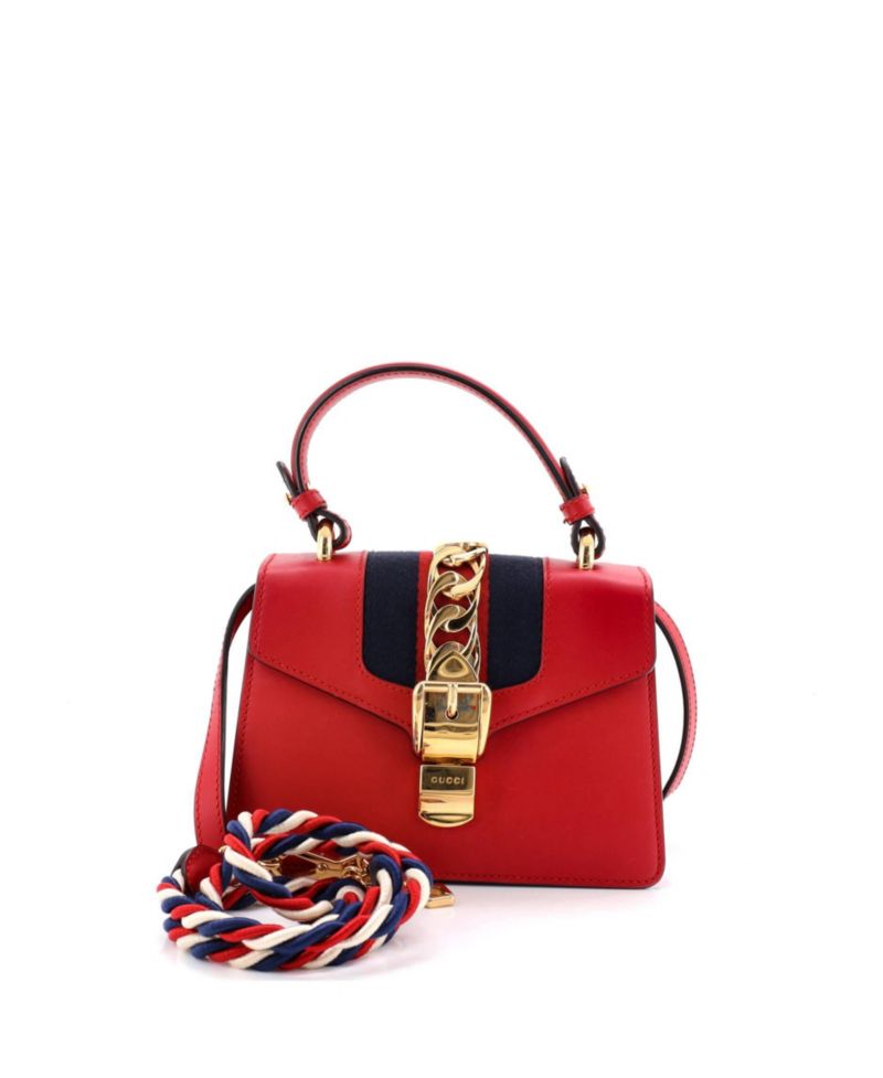 Mini Sylvie Top Handle Bag Leather