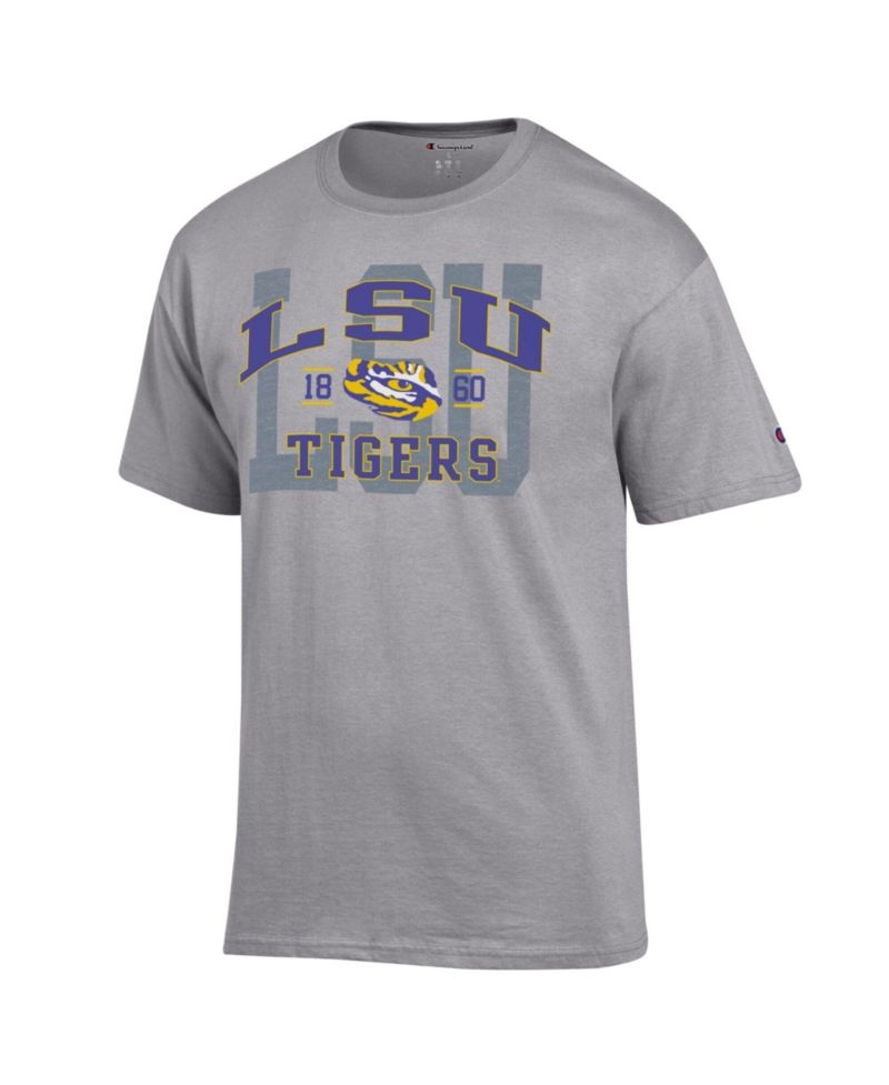 Men's Heather Gray LSU Tigers Varsity T-Shirt