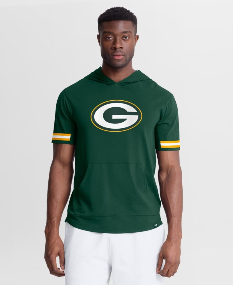 Men's Green Bay Packers Optimal Play Short Sleeve Hooded T-Shirt