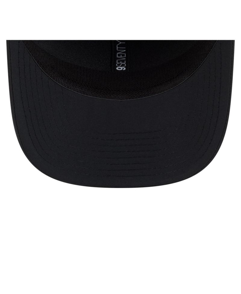Men's Black Dallas Mavericks Sport Rope Vented Stretch-Snap 9SEVENTY Hat