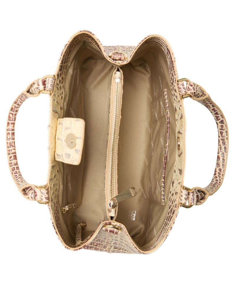 Denise Medium Leather Satchel Handbag