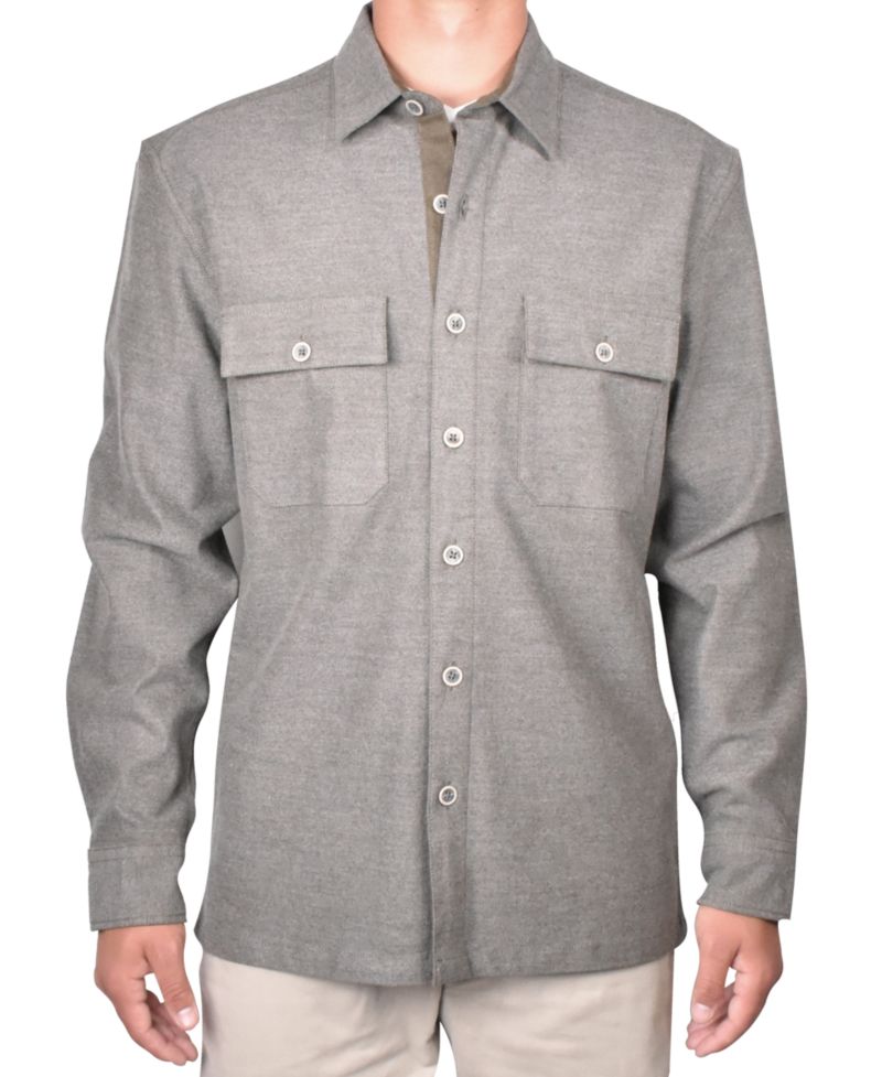 Men's Brushed Heather Shirt Jacket