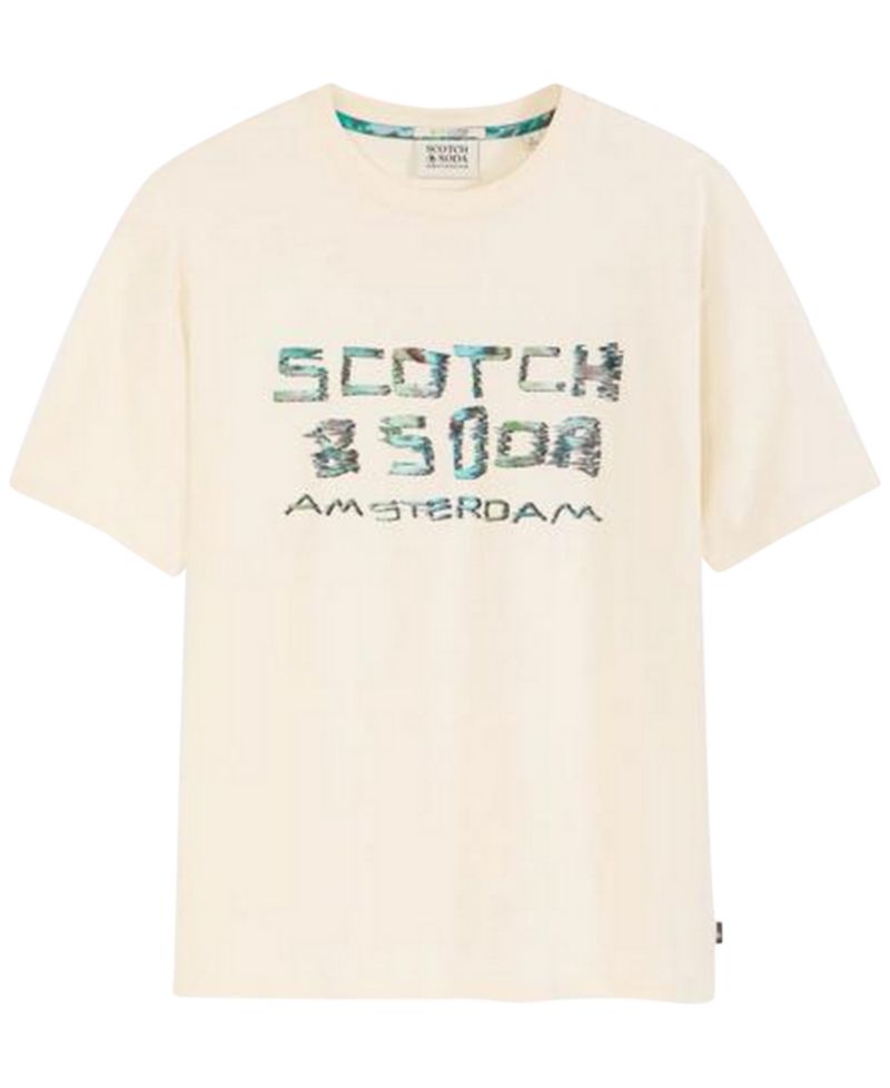 Men's Printed Glitch Graphic T-Shirt