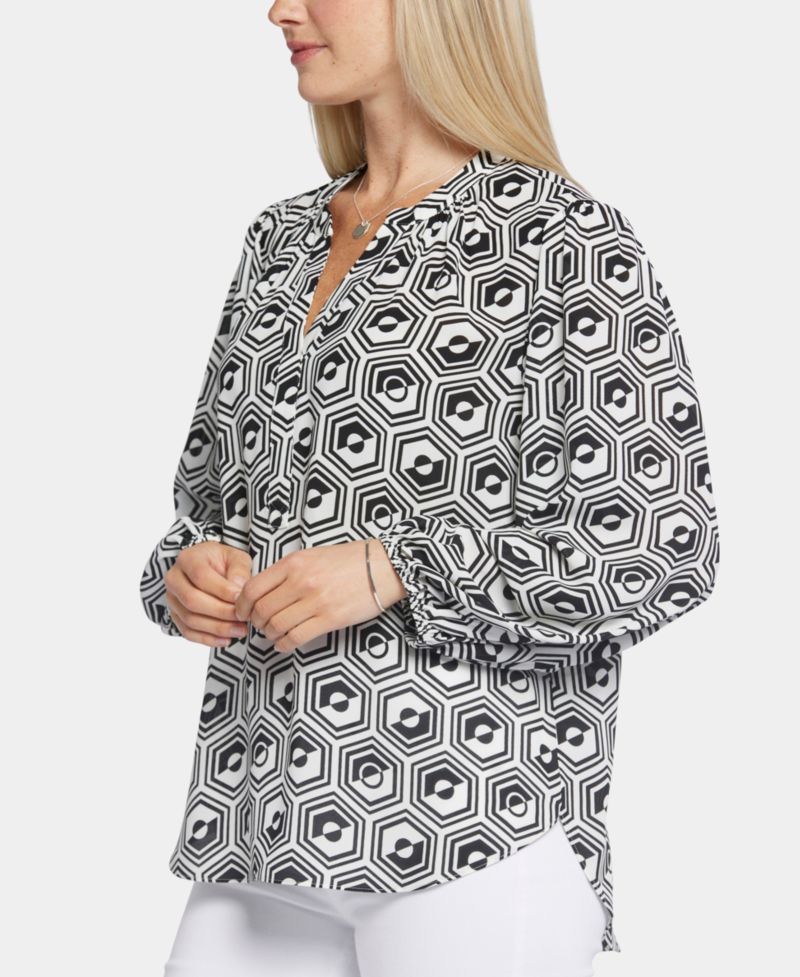 Puff Sleeve Popover Top
