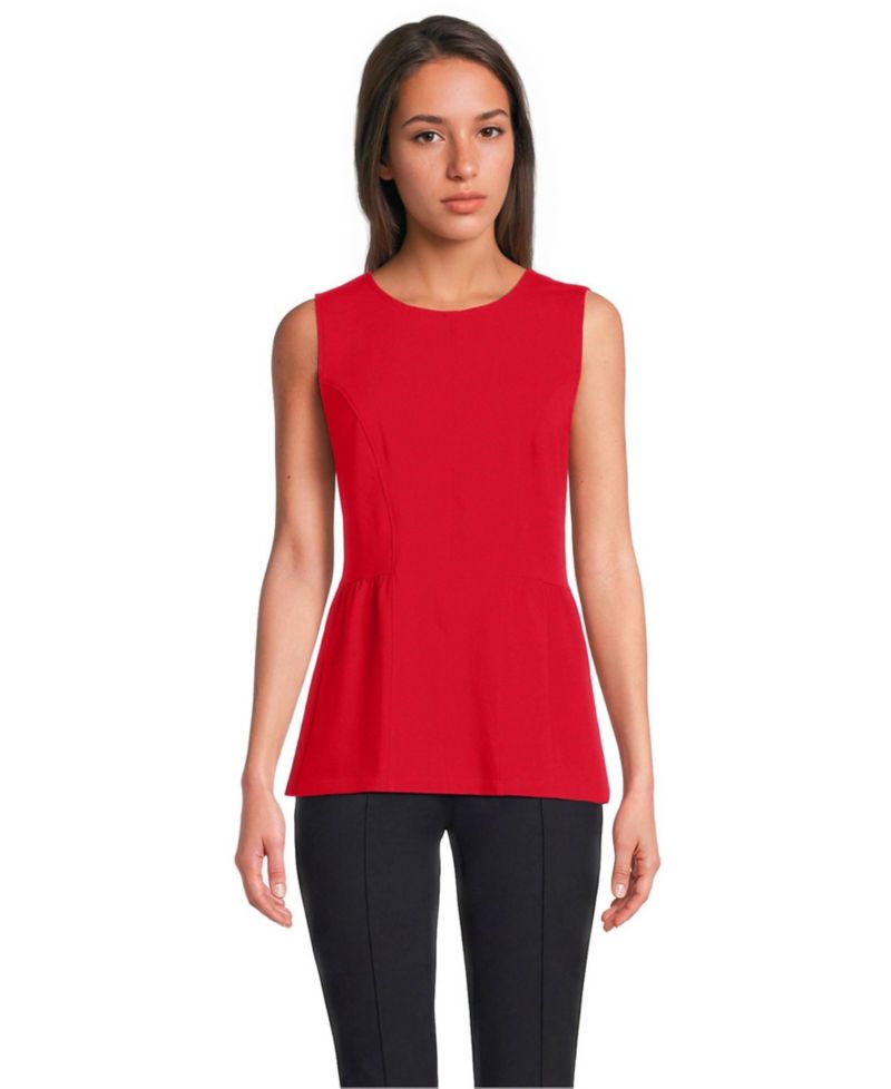Women's Starfish Peplum Crewneck Top