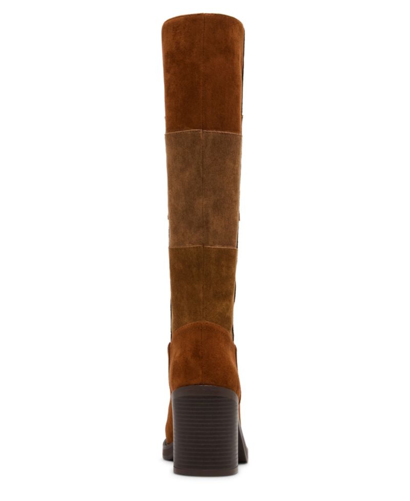 Women's Charity Patchwork Tall Platform Boots