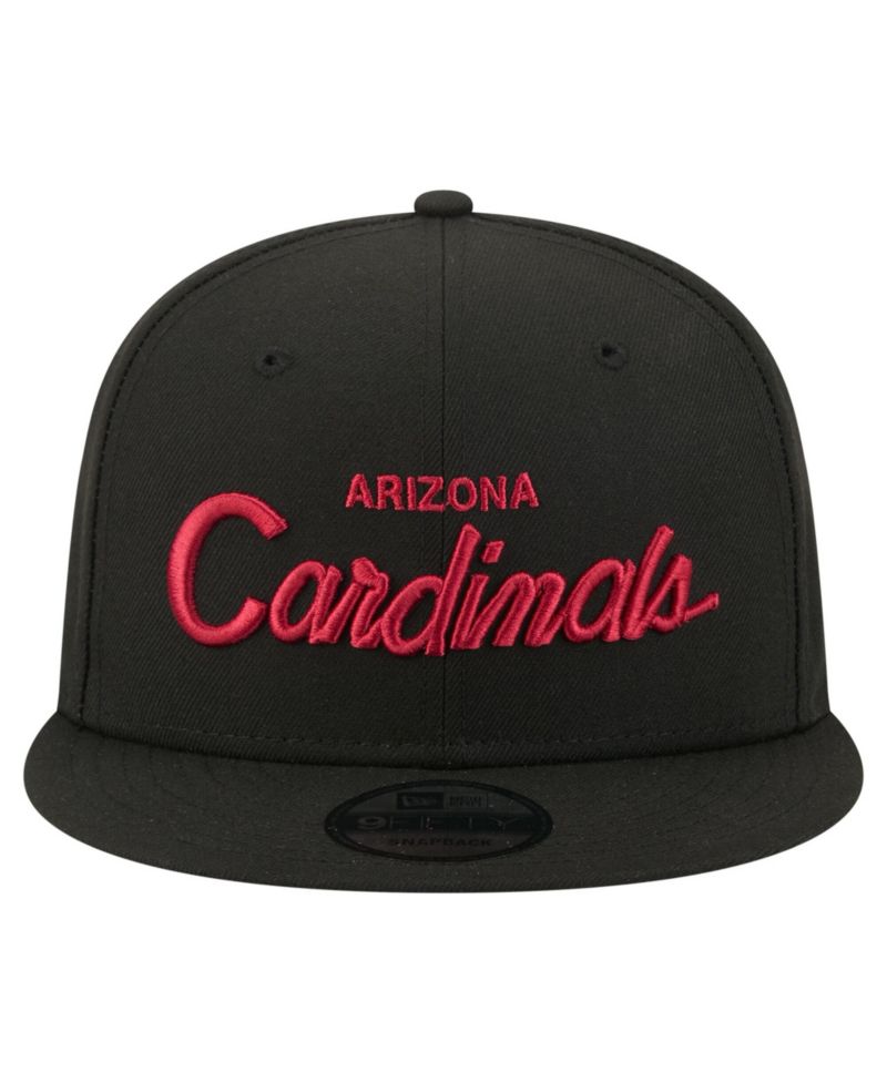 Men's Black Arizona Cardinals Core Team Script 9FIFTY Snapback Hat