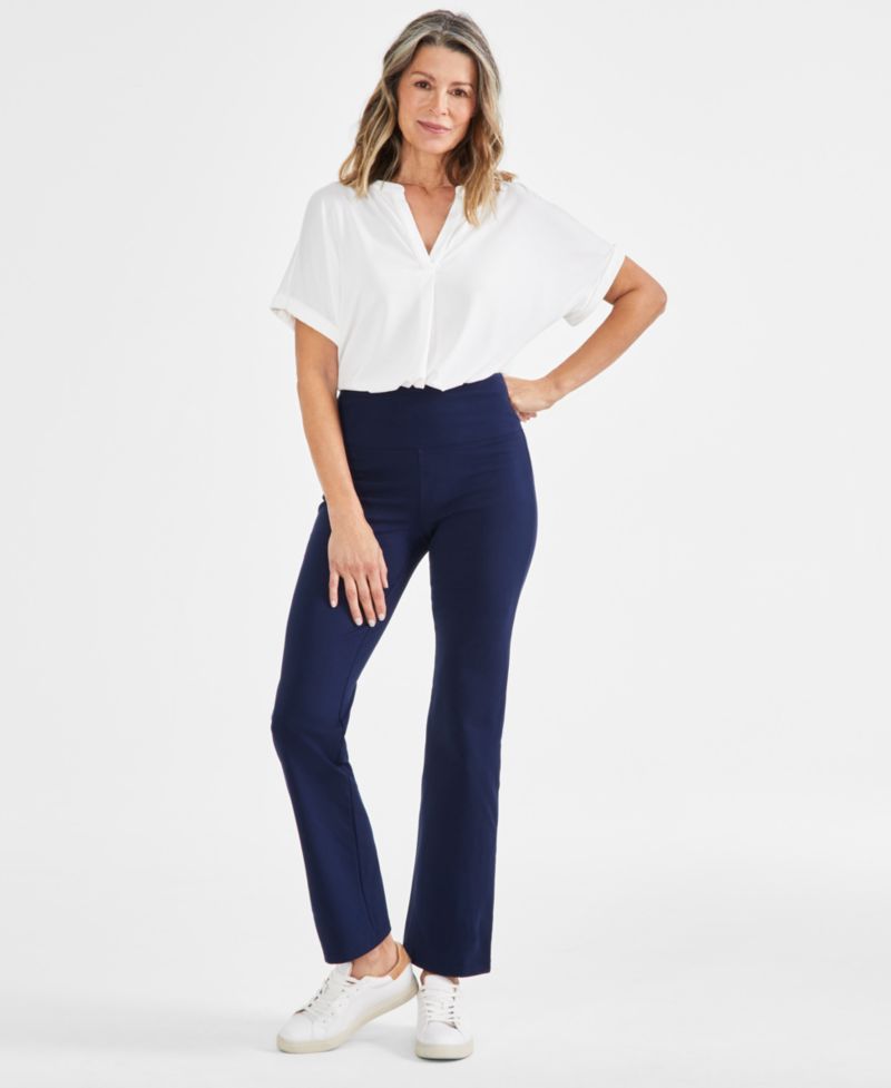 Petite High-Rise Bootcut Leggings