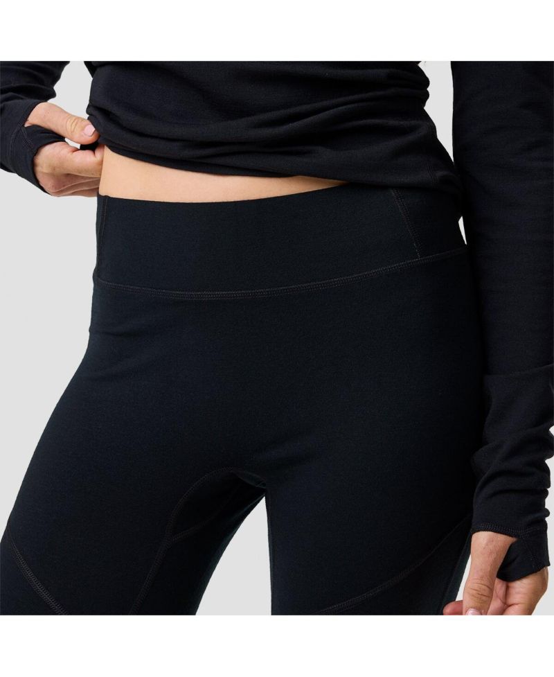 Women's BGA Cedars RWS Merino Lt-Wt Mid-Rise Bottom Lightweight Long Underwear Bottoms