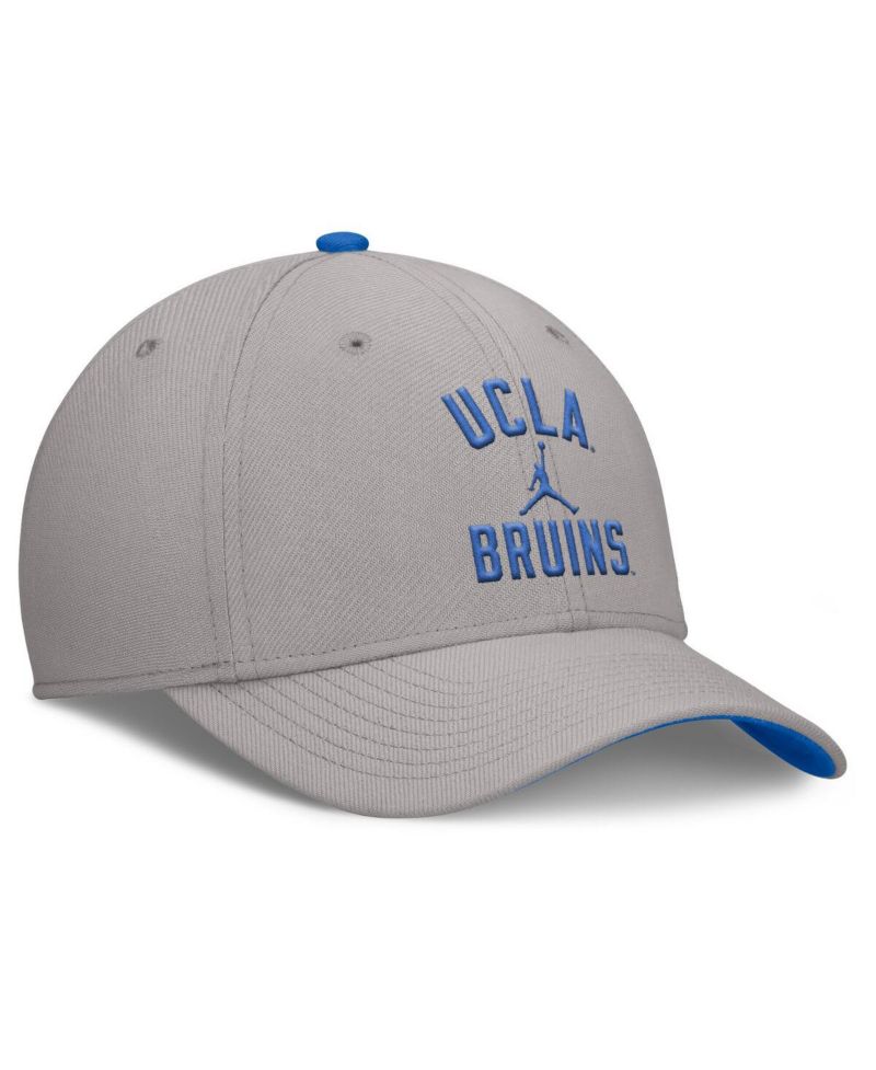 Men's Gray UCLA Bruins Rise Prep Performance Flex Hat