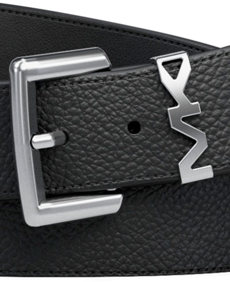 31MM Men's Pebbled Reversible Leather Belt