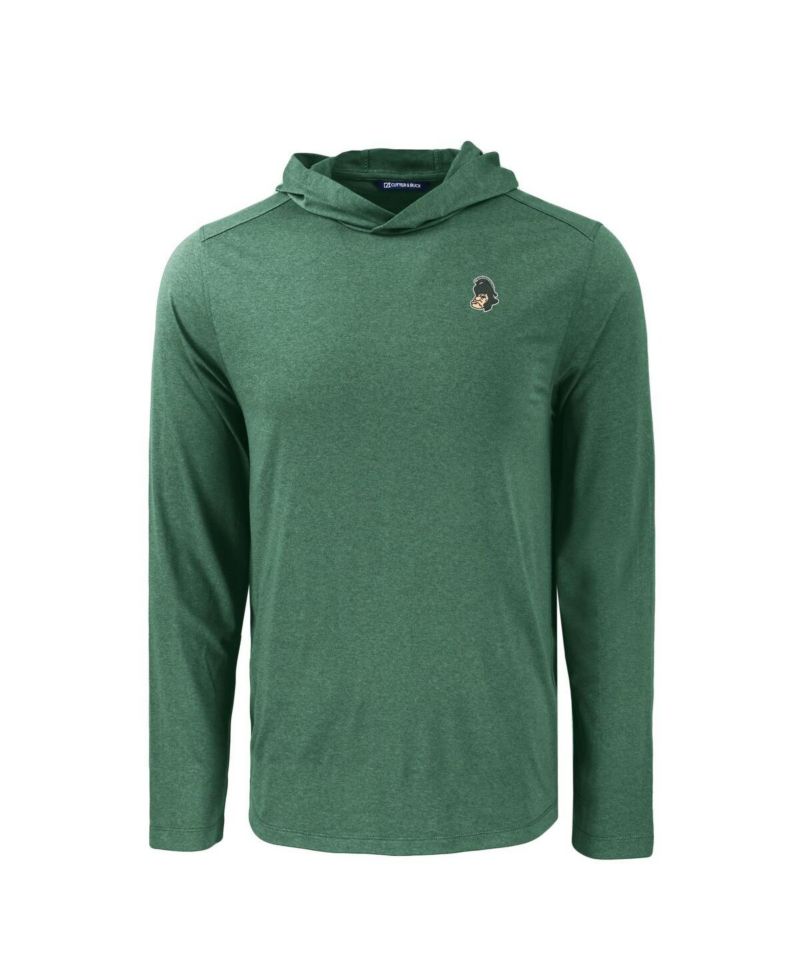 Men's Green Michigan State Spartans Coastline Epic Comfort Eco Long Sleeve Hoodie T-Shirt