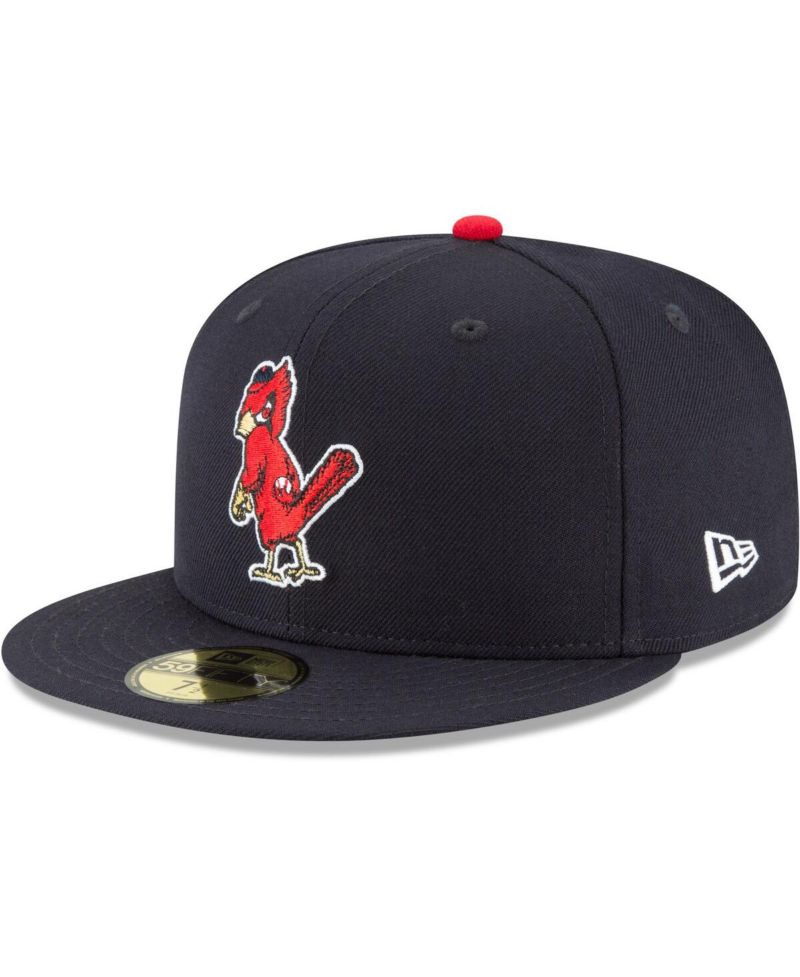 Men's Navy St. Louis Cardinals Cooperstown Collection Wool 59FIFTY Fitted Hat