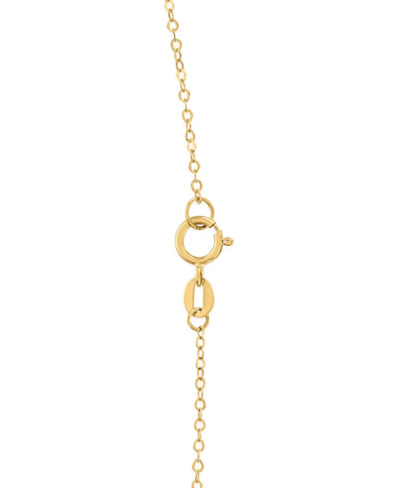 Butterfly Necklace in 10k Two-Tone Gold