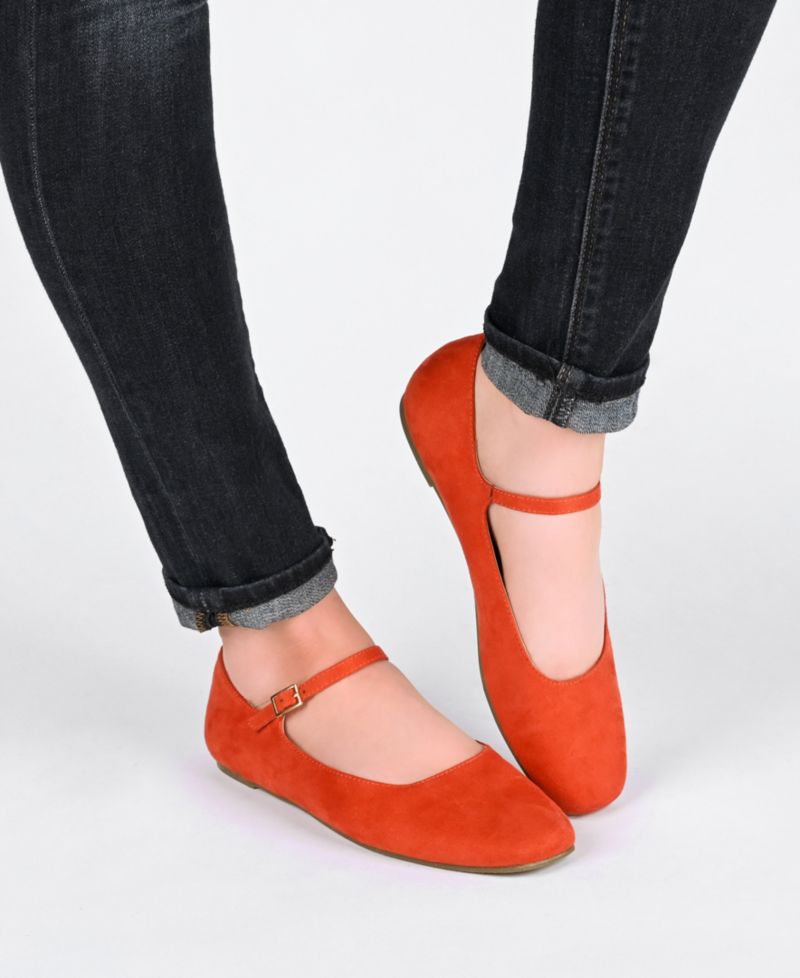 Women's Carrie Square Toe Mary Jane Flats
