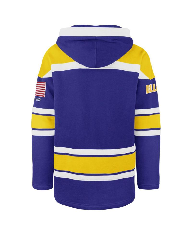 Men's Royal Chase Elliott Superior Lacer Pullover Hoodie
