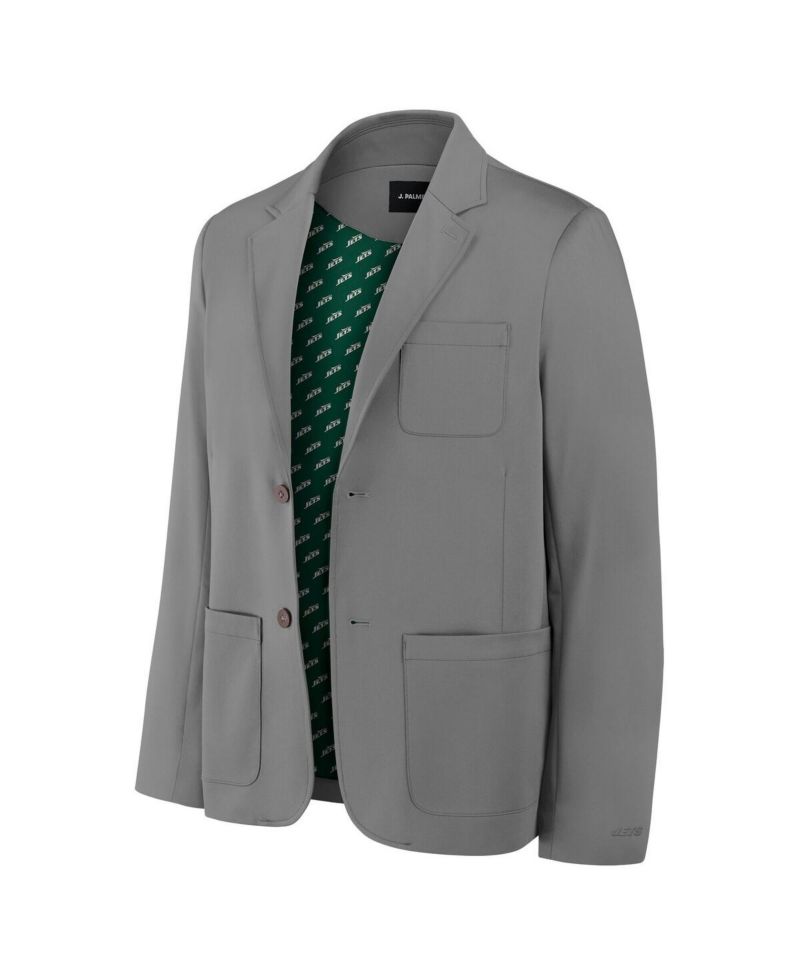 Men's Graphite New York Jets Man-In-Motion Blazer