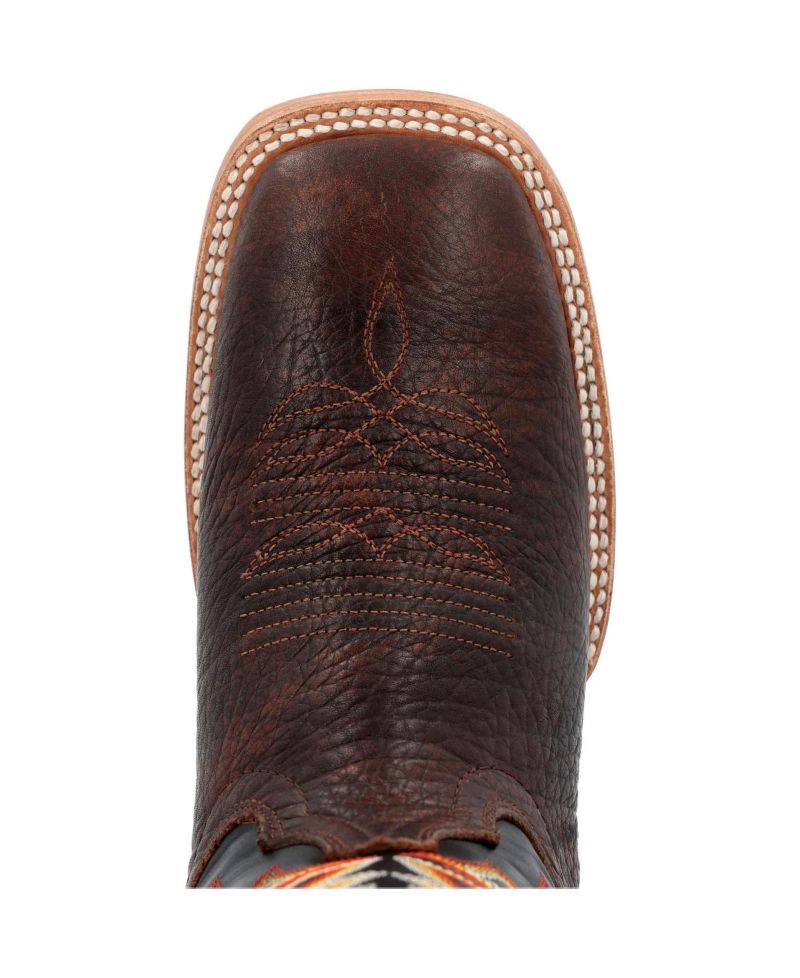 Men's PRCA Collection Shrunken Bullhide Western Boot