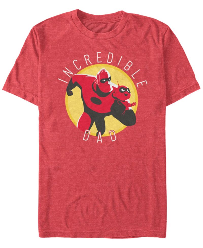 Disney Pixar Men's The Incredibles, Incredible Dad Short Sleeve T-Shirt