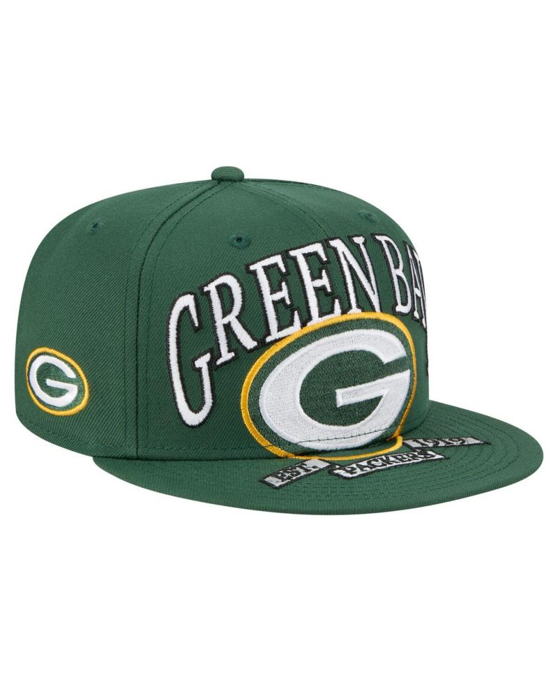Men's Green Green Bay Packers Oversized 59FIFTY Fitted Hat