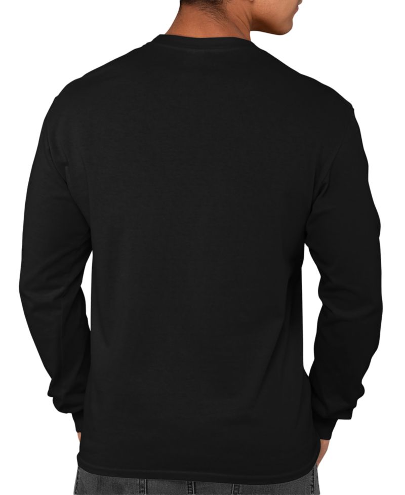 Men's Flag Faith Family Freedom American Flag Word Art Long-Sleeve T-Shirt