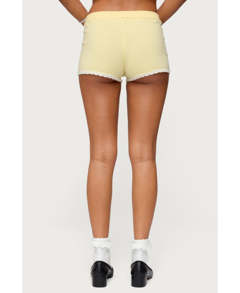 Women's Leila Scalloped Knit Shorts