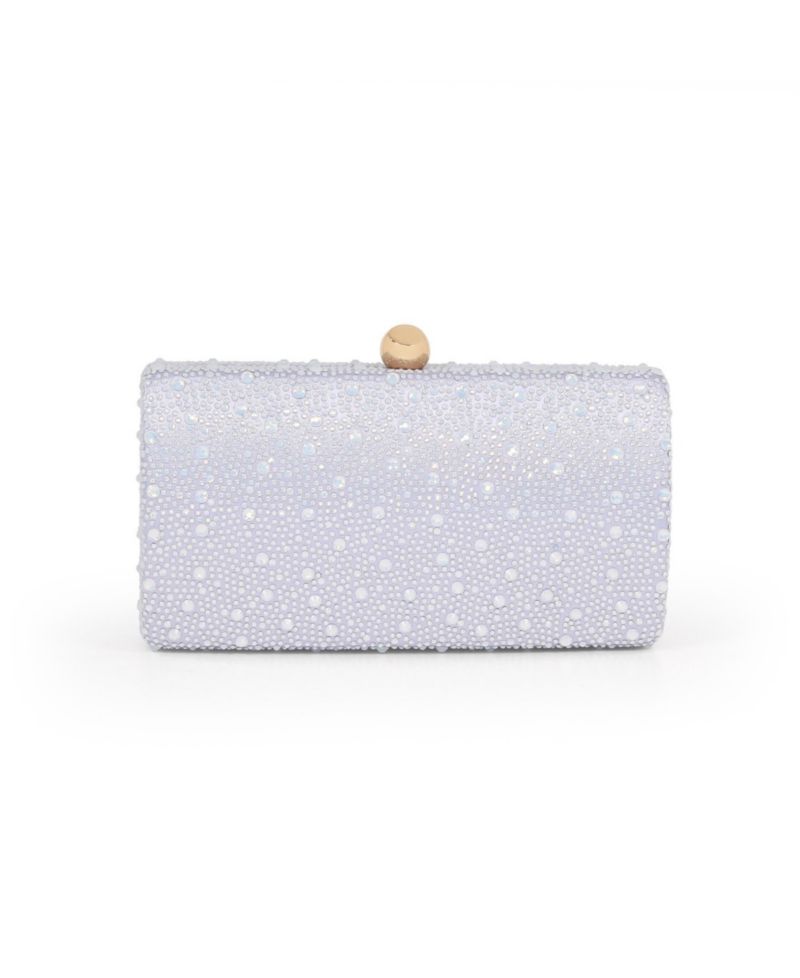 Woman's Heather Opal Crystal Minaudiere