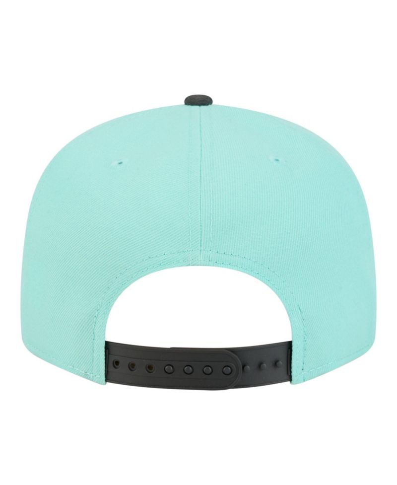 Men's Turquoise/Charcoal Chicago Blackhawks Two-Tone Color Pack 9FIFTY Snapback Hat
