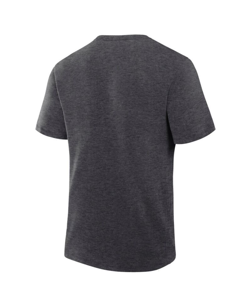 Men's Heather Charcoal Utah Mammoth Primary Logo Legacy T-Shirt