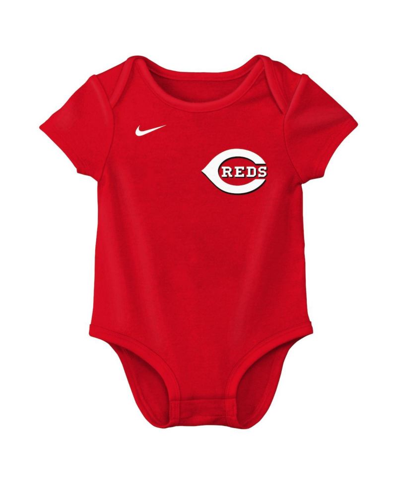 Baby Boys and Girls Elly De La Cruz Red Cincinnati Reds Name & Number Bodysuit