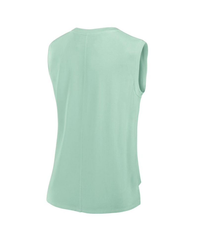 Women's Mint Miami Dolphins Studio Embrace Tank Top