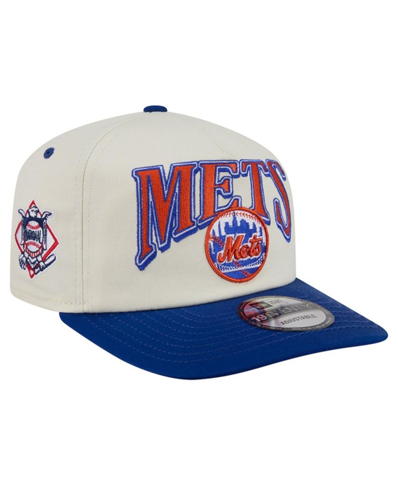 Men's Cream/Royal New York Mets Vintage 19TWENTY Adjustable Hat