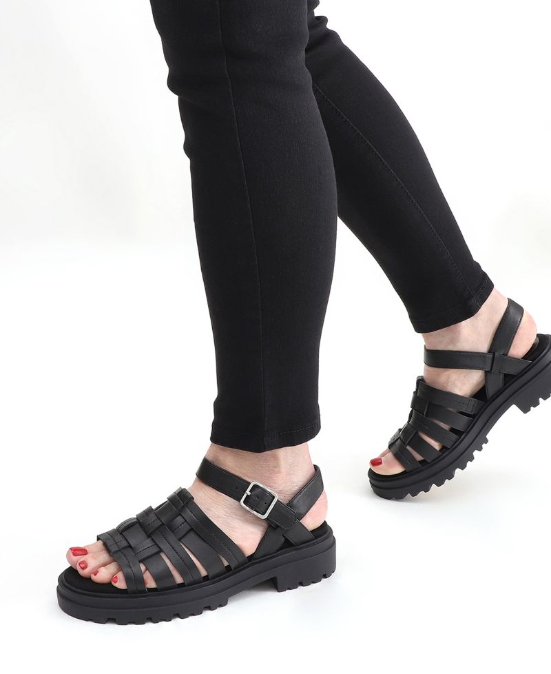 Women's Loni Lug Sole Fisherman Sandals