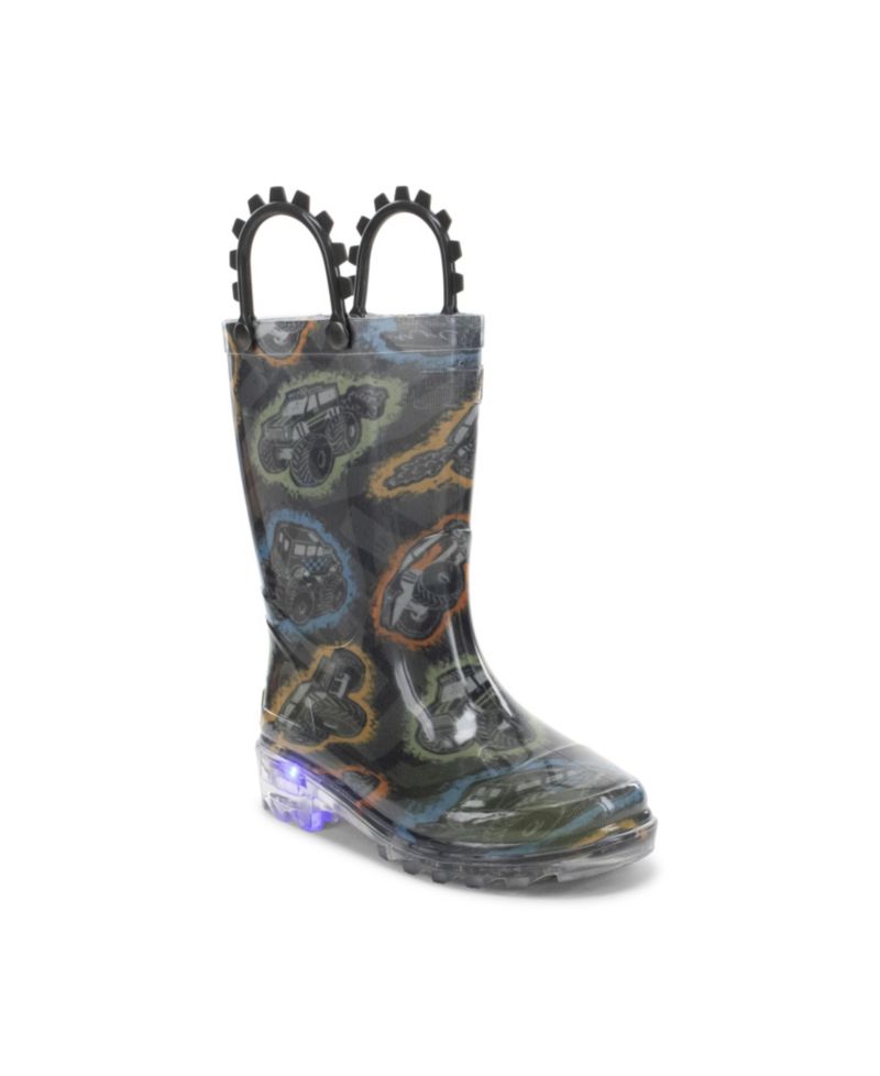 Kids Big Wheels Lighted Rain Boot