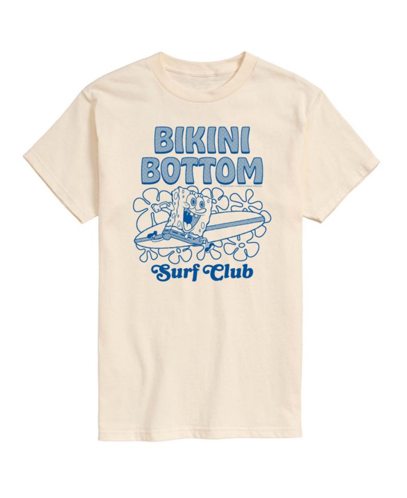 Men's SpongeBob SquarePants Bikini Bottom Surf Graphic T-Shirt
