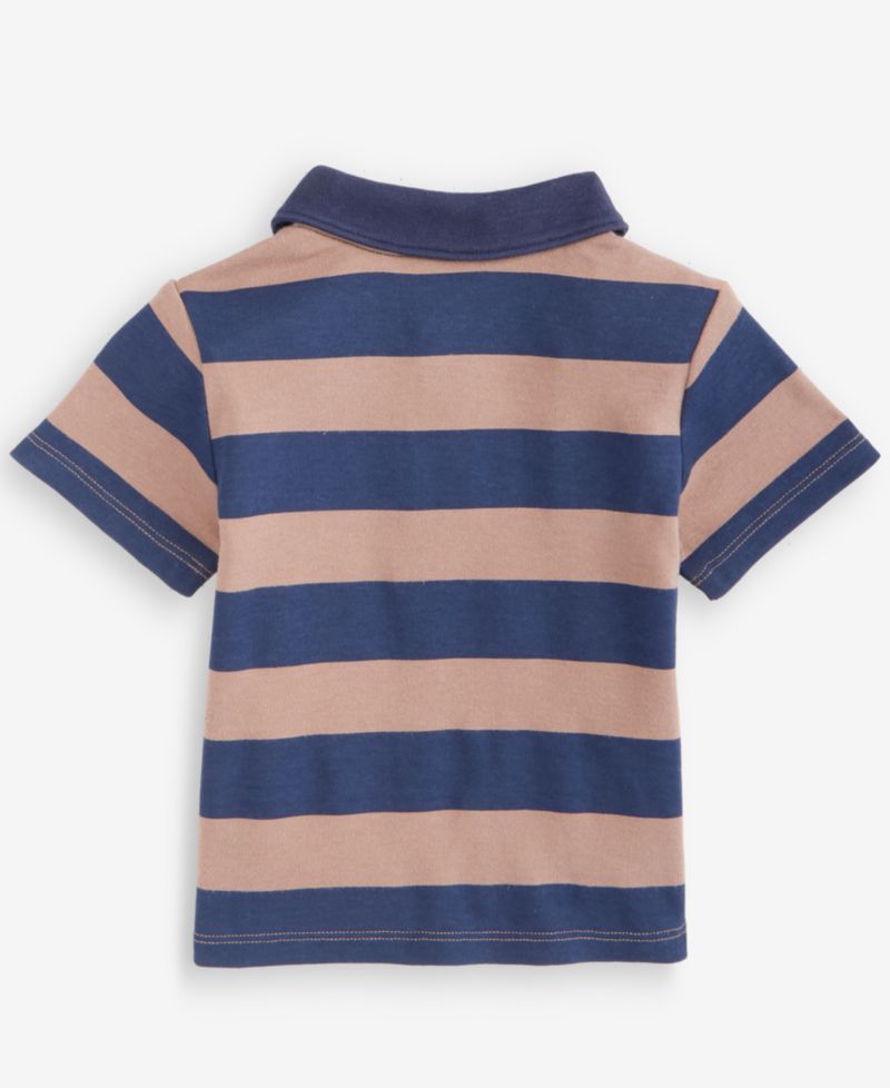 Baby Boys' 3M-24M Mix & Match Short-Sleeve Rugby-Stripe Polo T-Shirt