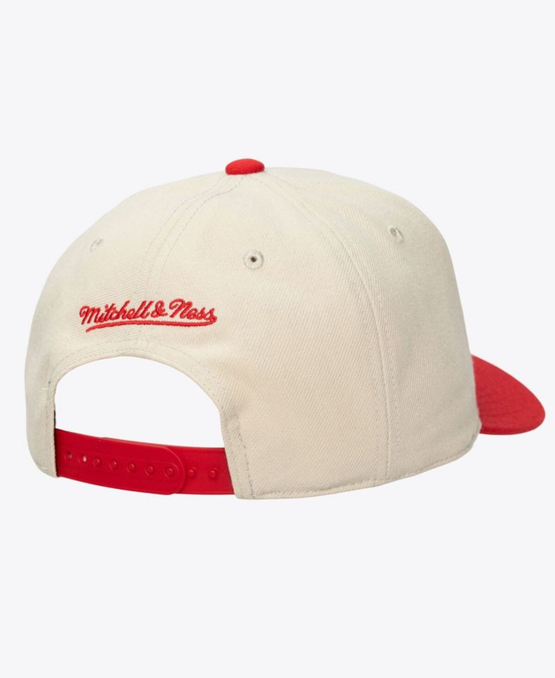 Men's and Women's Cream Cincinnati Reds Retro Arch Pro Pinch Snapback Hat