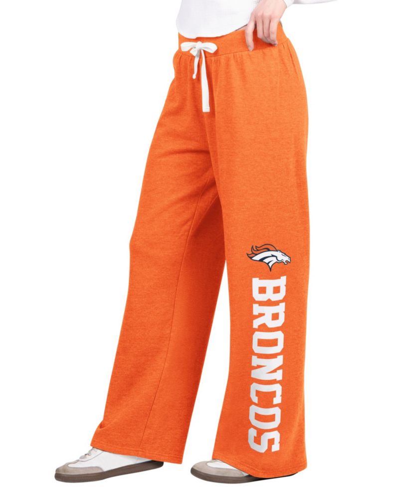 Women's Denver Broncos Field Wide-Leg Drawstring Sweatpants