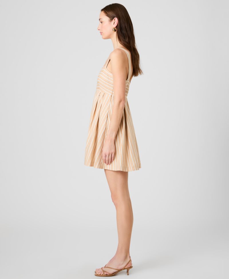 Women's Square Neck Babydoll Mini Dress