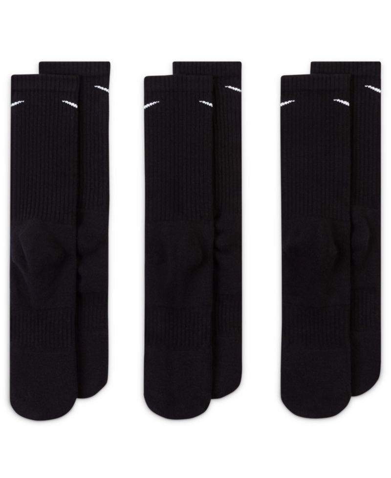 Unisex Everyday Crew Socks, 3-Pack