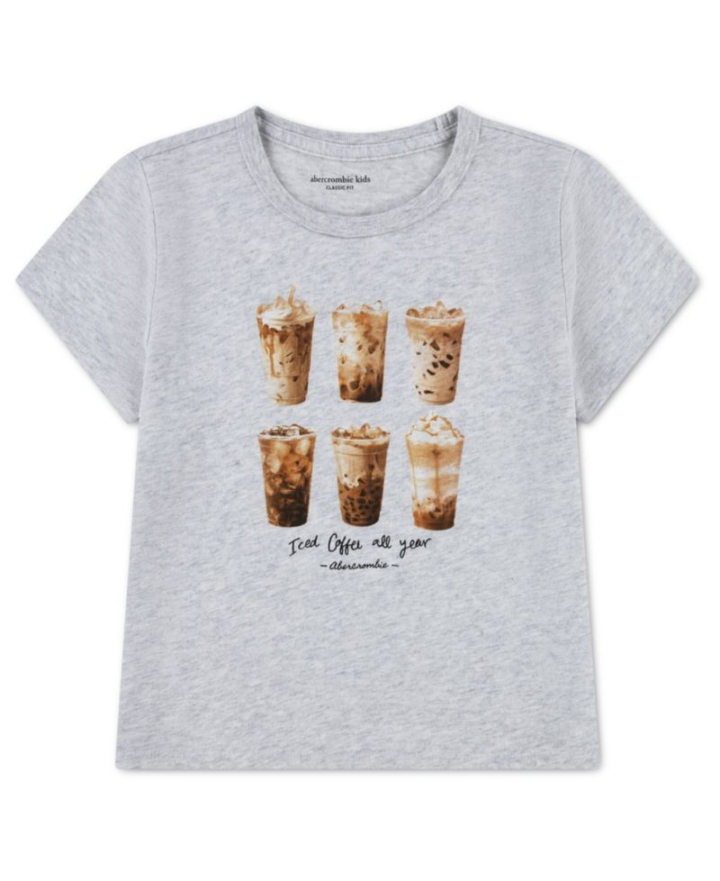 Girls' Iced Coffee Classic Crewneck T-Shirt