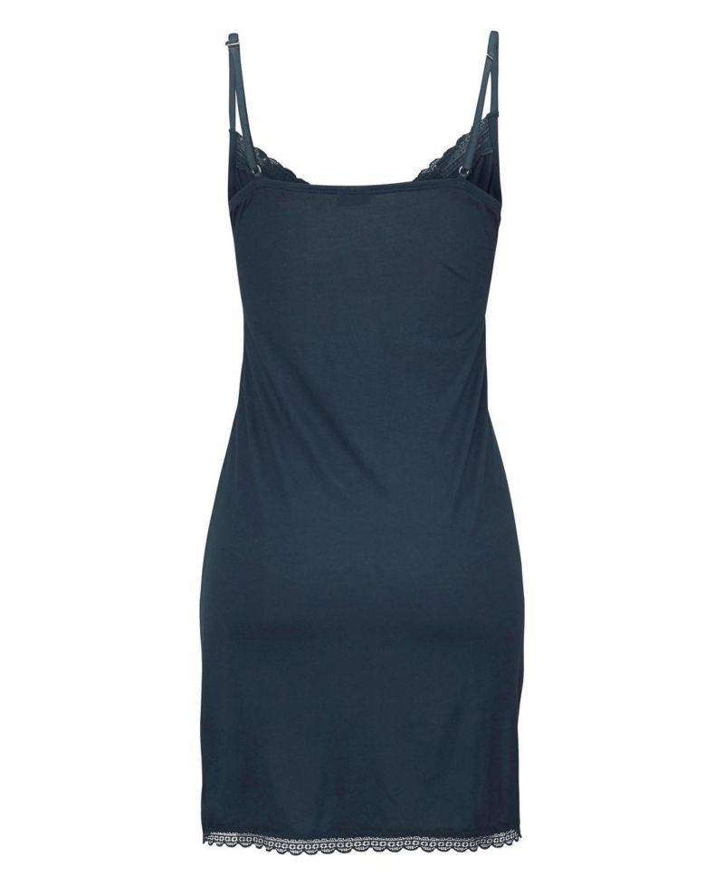 Women's Viscose Lace Trimmed Nightgown Negligee