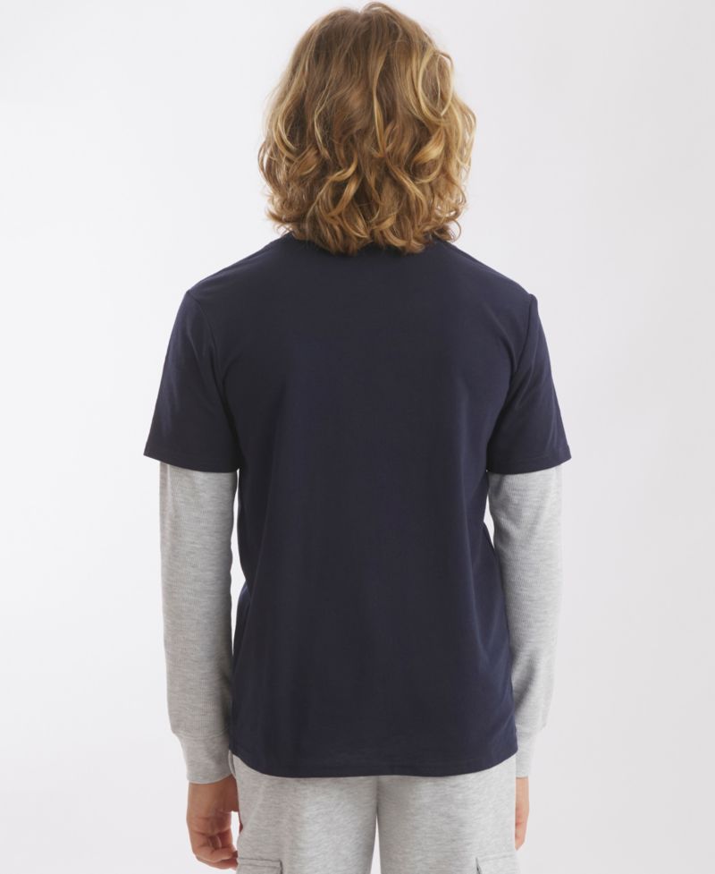 Boys' 8-20 Hangdown Long-Sleeve T-Shirt