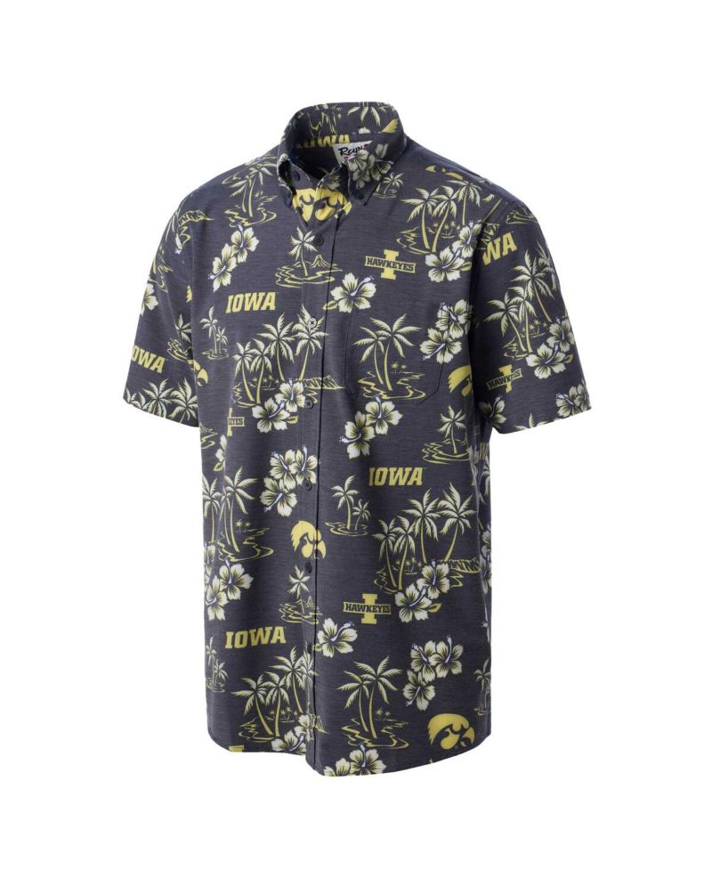 Men's Black Iowa Hawkeyes Classic Button-Up Shirt