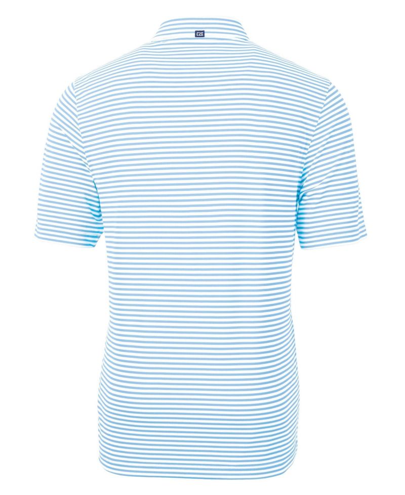 Men's Virtue Eco Pique Stripe Recycled Polo Shirt