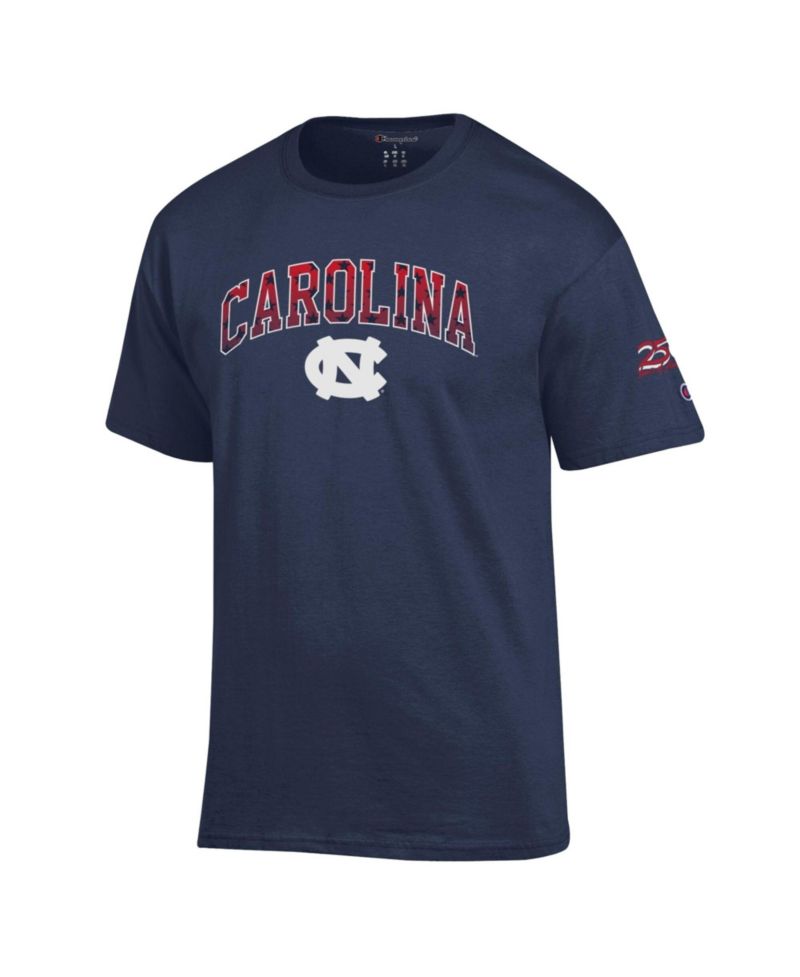 Men's Navy North Carolina Tar Heels Americana 250th Arch T-Shirt